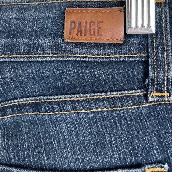 Paige-Kylie Crop Roll Up Verdugo Ultra Skinny Jeans Sz 29 - Picture 6 of 8